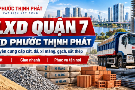 VLXD Khu Chế Xuất Tân Thuận – Cung Cấp Cát Đá, Xi Măng, Sắt Thép Giá Tốt